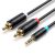 VENTION BCLBI Cable audio jack 3.5 M a 2xRCA M 3mts negro