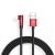 T-PHOX Champion Cable USB lightning 3A 1.2mts Rojo/negro T-L804