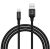 T-PHOX Speed Cable USB lightning 3A 1.2mts Negro T-L810