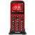TELEFUNKEN S420 Movil Teclas Grandes Rojo TF-GSM-420-CAR-RD