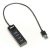 IGGUAL IGG317686 HUB USB X 3 puertos USB 2.0 + 1 USB 3.0 30cm Negro