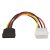 AISENS A131-0158 Cable alimentacion molex a SATA 15cm