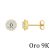 9K | pendientes oro amarillo