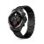 Smartwatch KSIX Titanium, Pantalla AMOLED 1,43”, 2 correas, Aut. 5 días, Modos deporte y salud, Llamadas, Asistentes voz, Negro