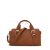 Bolso Bowling Mediano Tous de piel Buckles color camel