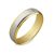 Alianza de boda de oro bicolor 5mm (5250158)
